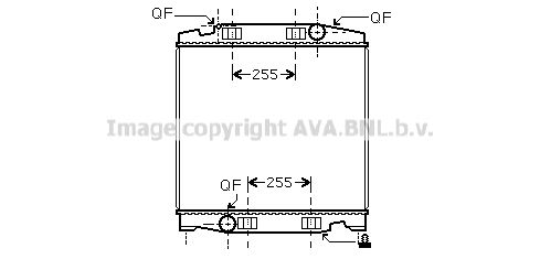 AVA QUALITY COOLING Радиатор, охлаждение двигателя IV2068